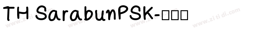 TH SarabunPSK字体转换